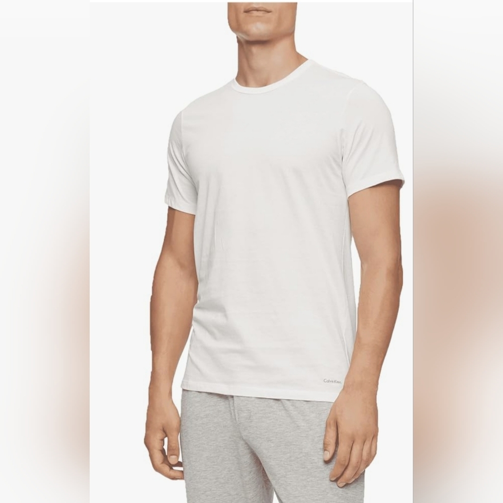 5 Pack Calvin Klein White & Grey T-Shirt Nwt - Discontinued